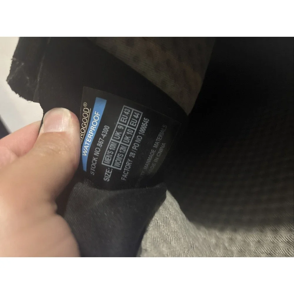 Thorogood Infinity FD Neoprene Boots 10m Used Tiny Hole, Not All The way Threw